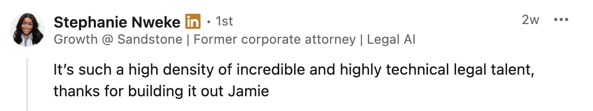 Quote from Stephanie Nweke